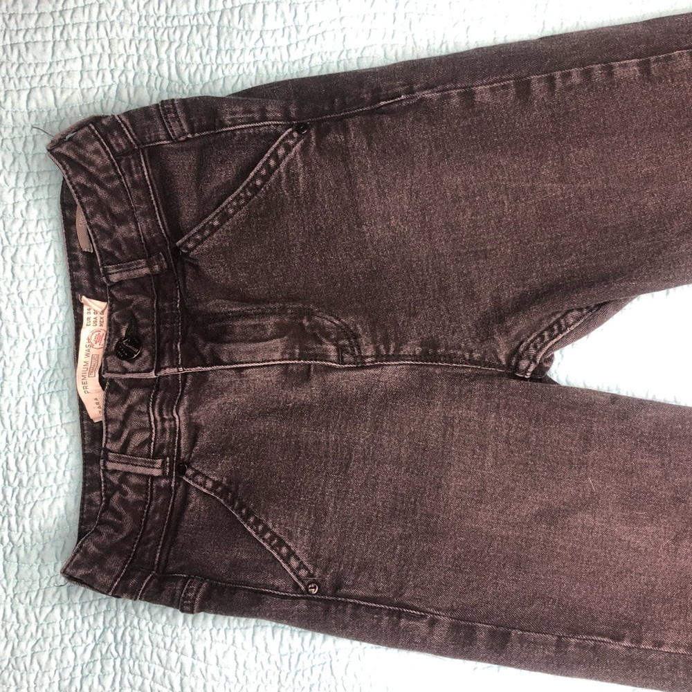 Zara - Black distressed skinny jeans - size 02